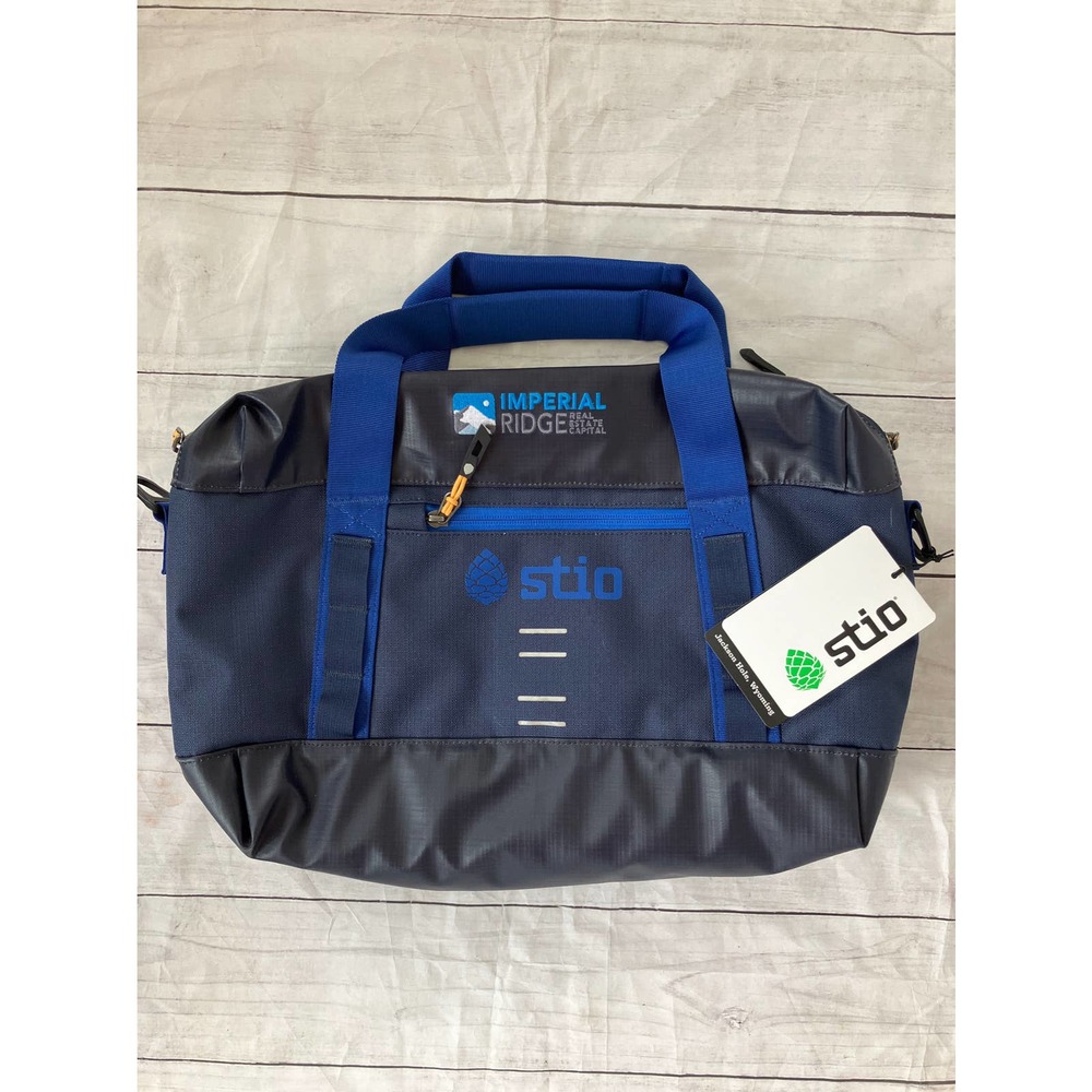 Stio Basin XT Brief Messenger Bag Blue With Decal New With Tags